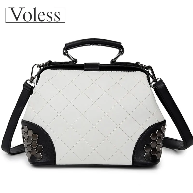 

VOLESS 2018 New Shell Bag Women Leather Handbags Fashion Sequined Women Messenger Bags Shoulder Bags Ladies Tote Bag Sac A Main