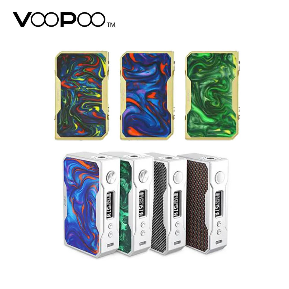 

Original VOOPOO DRAG 157W TC Box MOD with GENE Chip & Fastest Fire Speed 0.025s No 18650 battery Electronic Cigarette Vape Mod