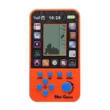 Free Shipping Kids Console For Children Toy Retro Tetris Game Console Classic Intellectual Toys Console