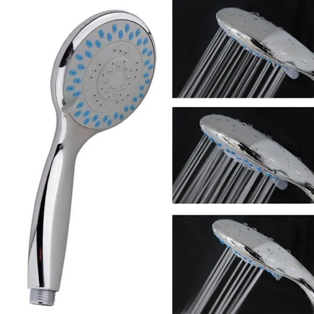 

Bathroom 5 Shower Modes Handheld Rain Shower Head Holder High Pressure Round Adjustable Shower Head Water Saving Shower Fliter