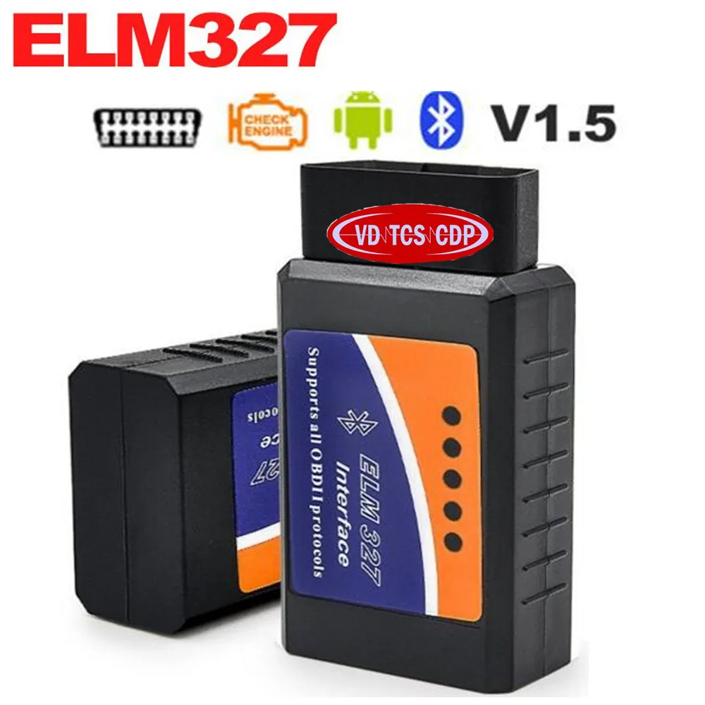 2017 ELM 327 V 1.5 BT adapter Works On Android Torque Elm327 Bluetooth ...