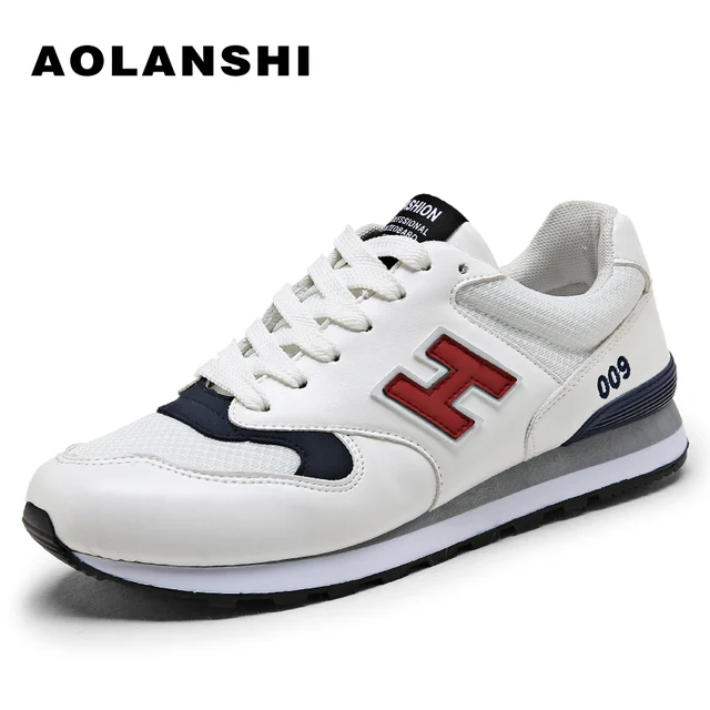AOLANSHI Trend H Alphabet Aports Men's Shoes Breathable Mesh Low