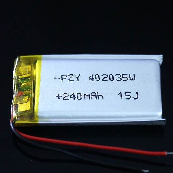 New Hot 402035 polymer lithium battery 3.7V Bluetooth headset 240mAH recorder MP3 MP4 core Li-ion Cell Rechargeable | Электроника