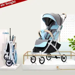 2019 НОВЫЙ Складная коляска, может сидеть, может лежать, подходит для новорожденных детей автомобиль