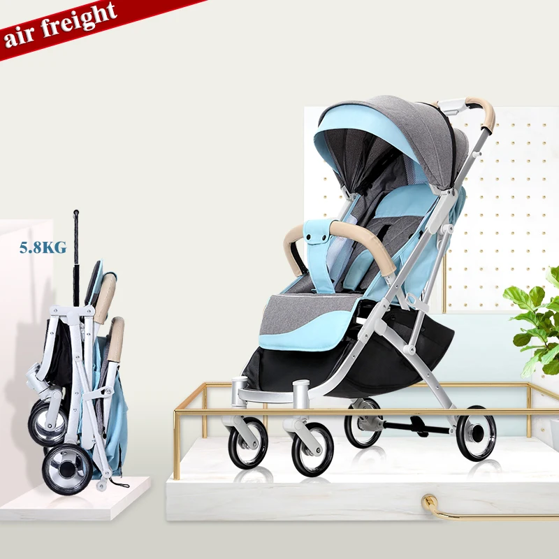 

2019 new folding stroller, can sit, can lie, suitable for newborn children's car