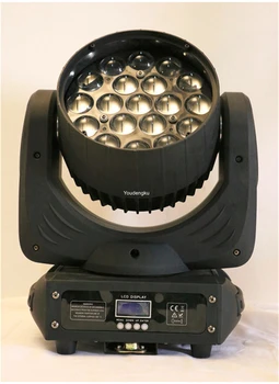 

4 pieces led movinghead 19pcs zoom dj light 19 x 10W RGBW 4in1 beam LED zoom moving head light