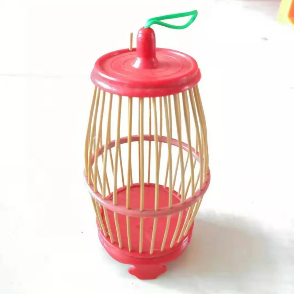 Steady Wooden Cricket Insect Grasshopper House Colorful Cage Kids Outdoor Toy Keeping Feeding Children Gift Unisex Animal 2021 grasshopper cricket pet cicada silkworm reptile transparent feeding box breeder outdoor children kids toy plastic unisex 2021