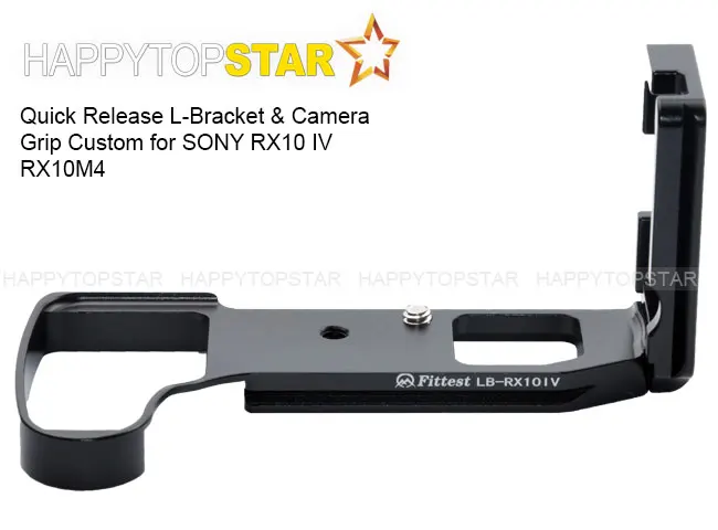 Quick Release L-Bracket & Camera Vertical Grip camera hand grip For SONY RX10 IV RX10IV DSC-RX10M4 Arca Swiss kirk RRS Markins Fotopro