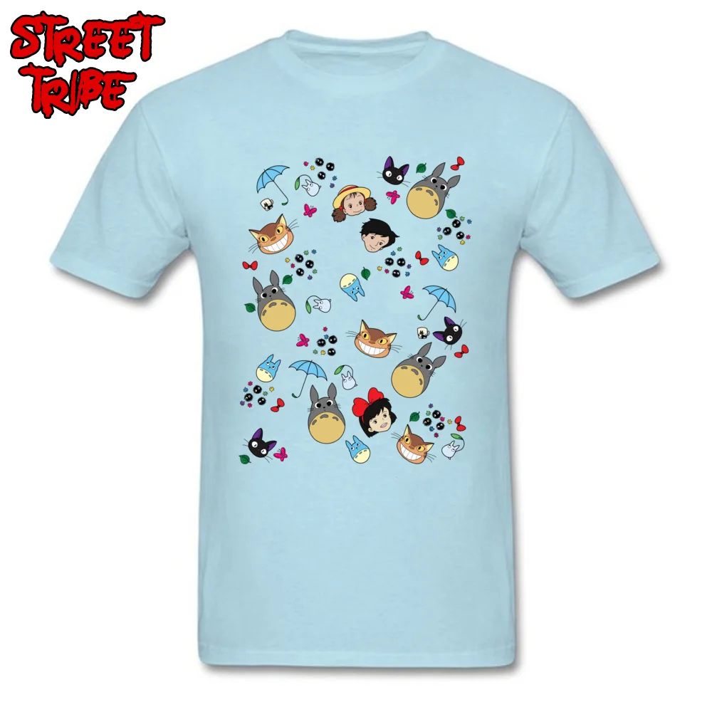 catbus studio ghibli totoro Brand New Men T-Shirt O-Neck Short Sleeve 100% Cotton Tops Shirt Design Tops Tees Drop Shipping catbus studio ghibli totoro light