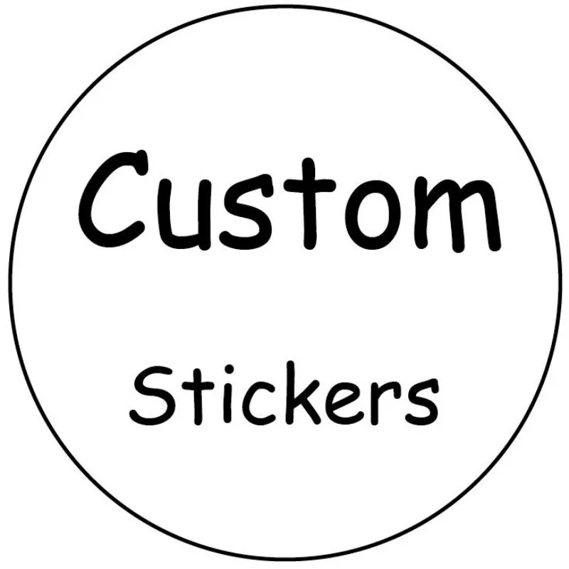 

100PCS 3cm or 5cm custom sticker and Customized LOGO/Wedding stickers/Design Your Own Stickers/Personalized stickers Party favor