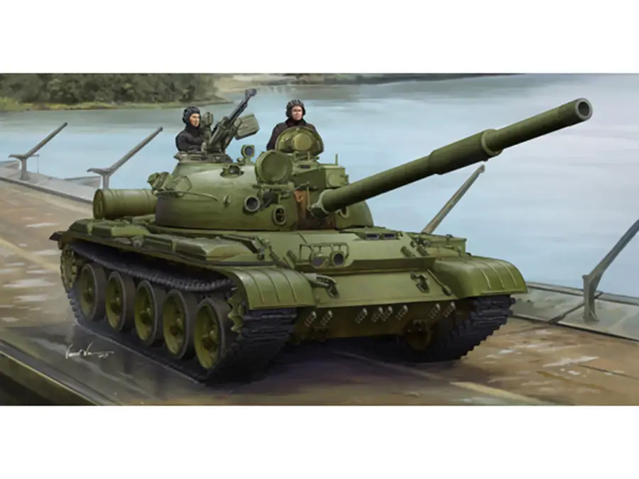 

1pcs Action Figures Kids Gift Collection For Trumpeter 1/35 01552 Russian T-62 Mod.1975(Mod.1972+KTO2)
