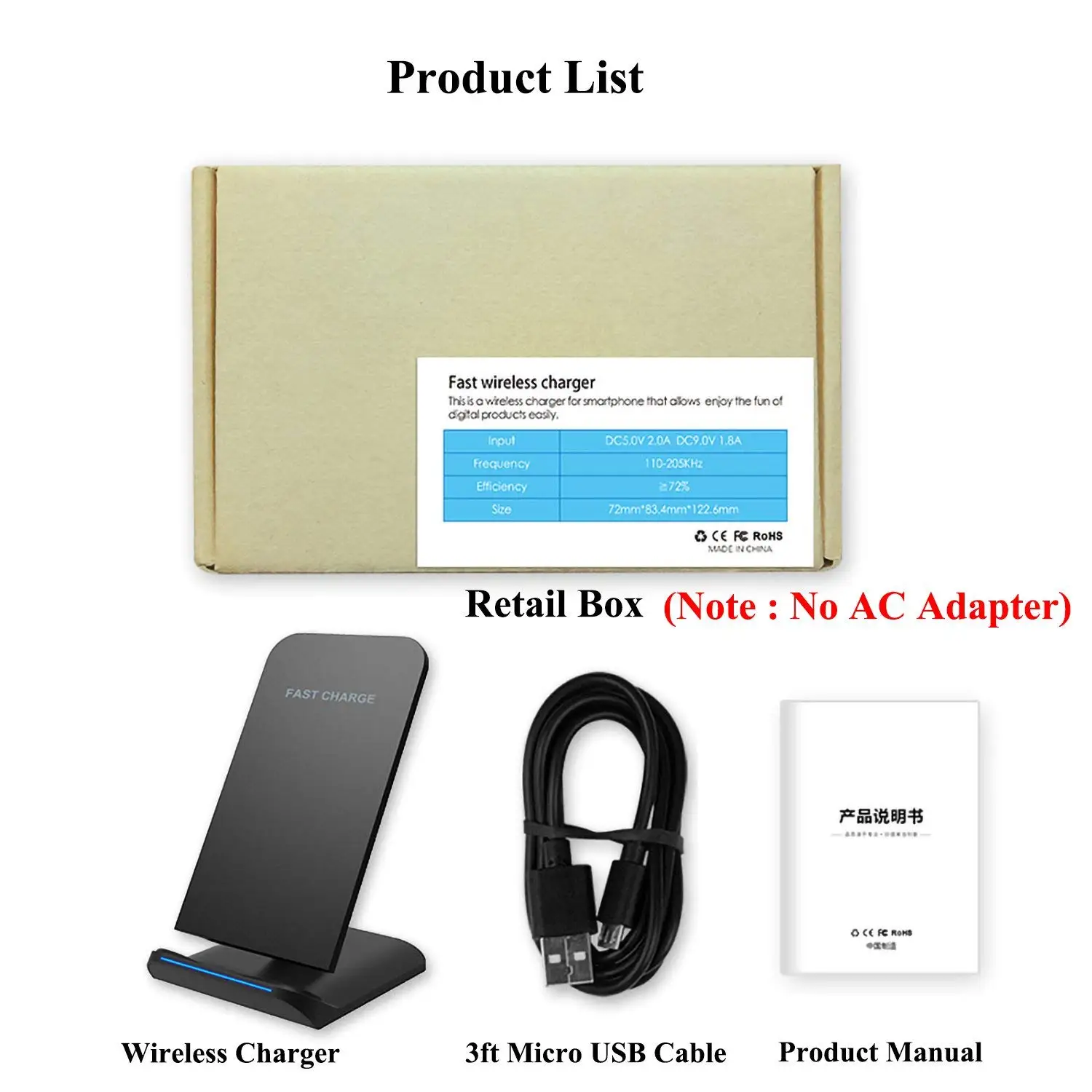 10 Вт Беспроводное зарядное устройство для Vernee M8 Pro 6 2 &quotNotch Screen смартфона Qi Chargeur