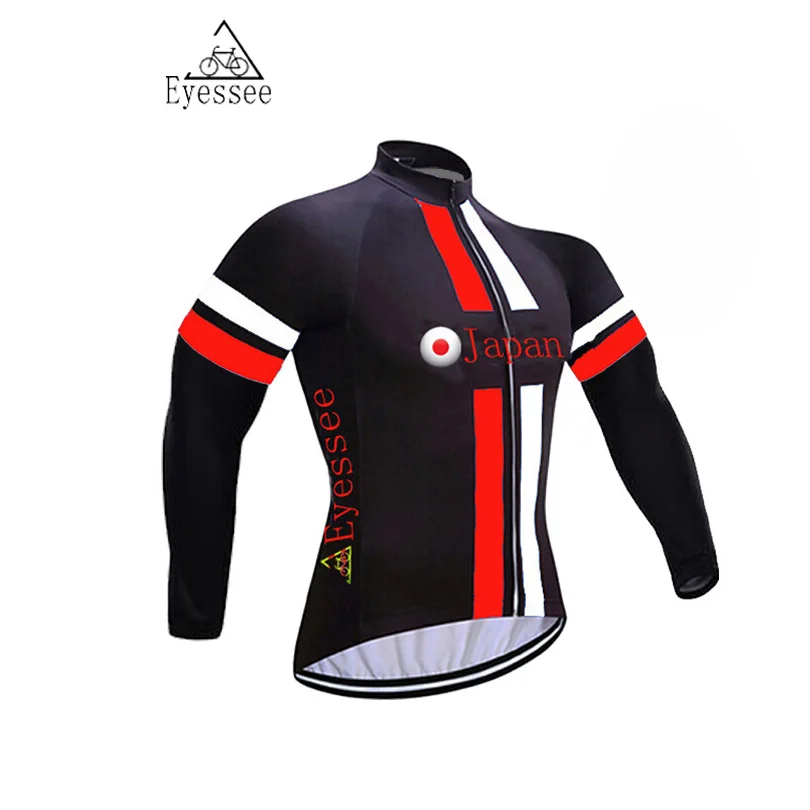 Road racing Tour of Japan Cycling jersey / Eyessee long sleeve bicycle clothing /2018 Mountain