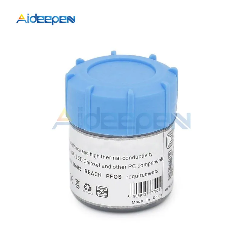 HY710 20g HY410 HY510 HY710 HY810 серая силиконовая паста, Теплопроводящая паста, Серебряная термопаста 2 г/10 г/20 г/30 г - Цвет: HY710 20g