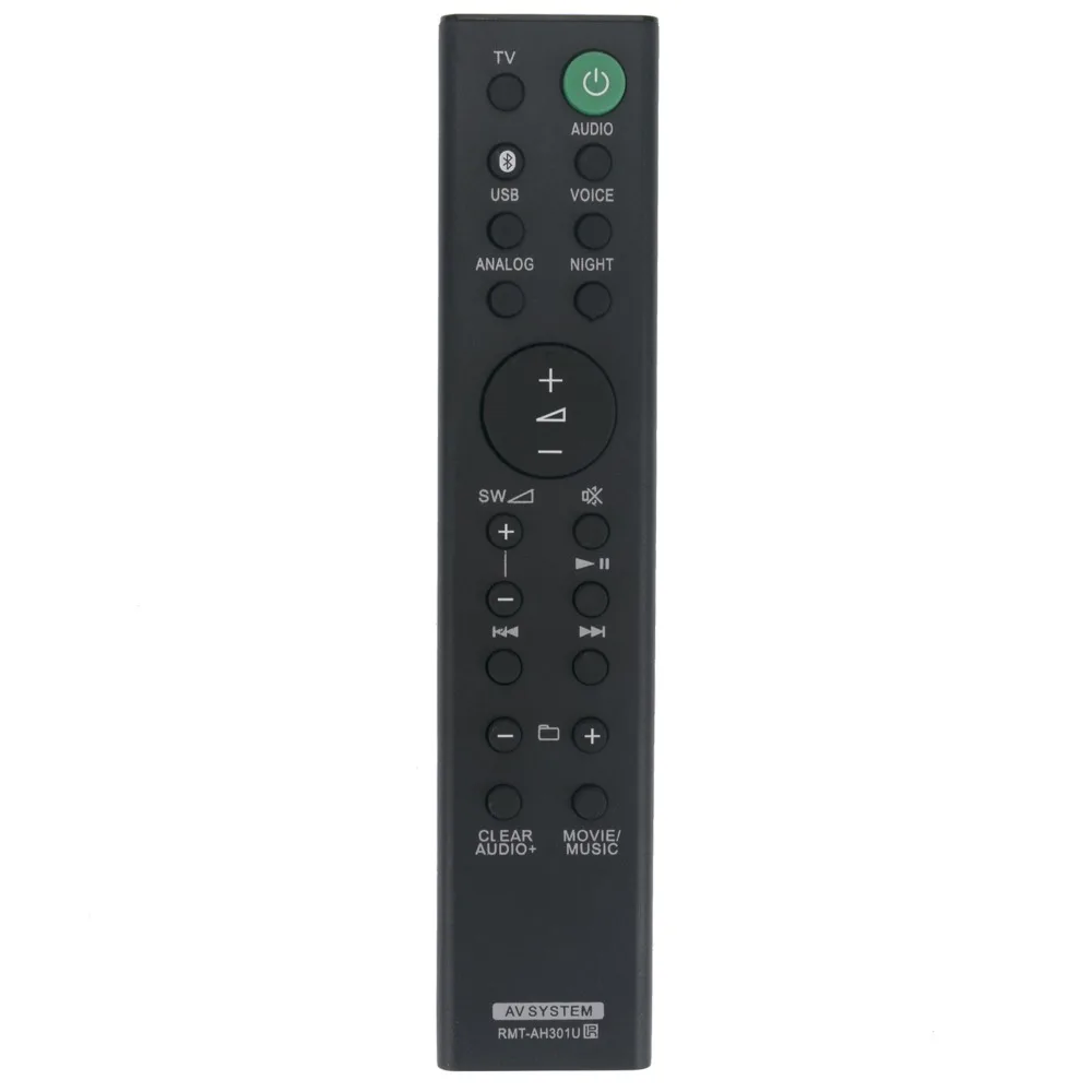 

New RMT-AH301U Replaced Remote Control fit for Sony HT-MT300 HT-MT301 Sound Bar