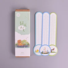 30 шт./кор. Heteromorphism хорошей погоде бумажная Закладка для книги канцелярские принадлежности закладки держатель для книг с линейкой школьные принадлежности papelaria