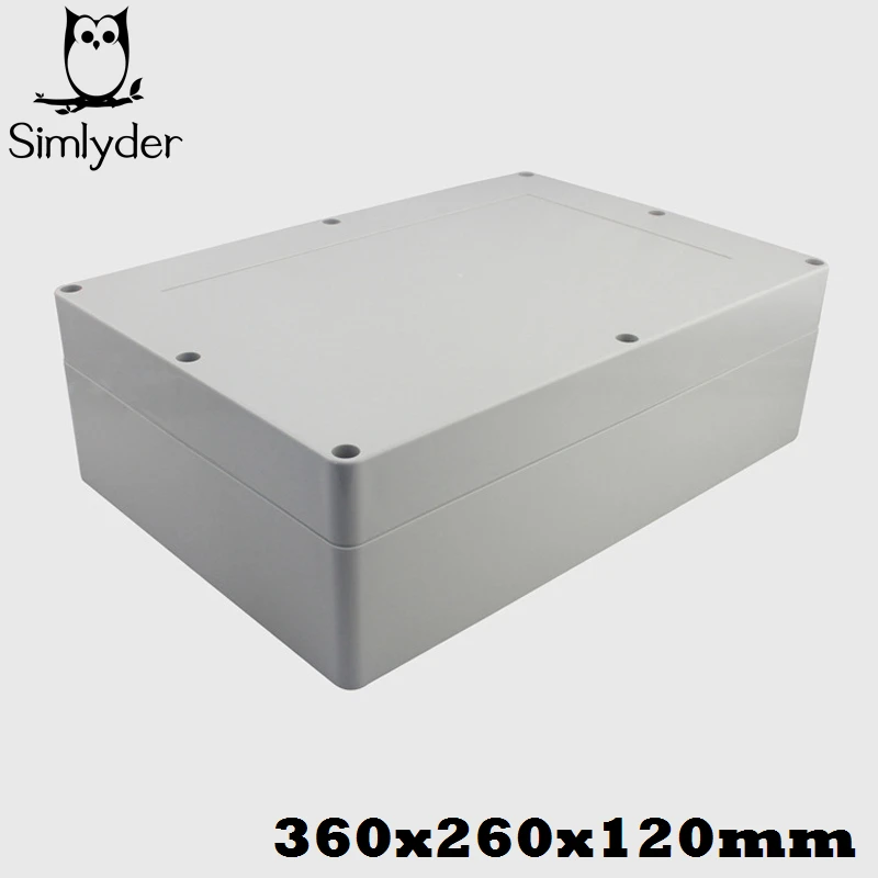 

1Pc 380x260x120mm Waterproof Plastic Enclosure Box Electronic Project Instrument Case Outdoor Junction Box Housing