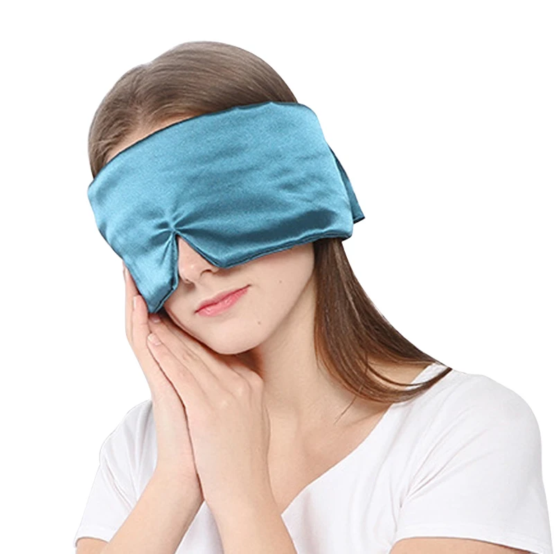 Imitation Silk Sleeping Eye Mask Eye Shade Breathable Aid Soft Cover