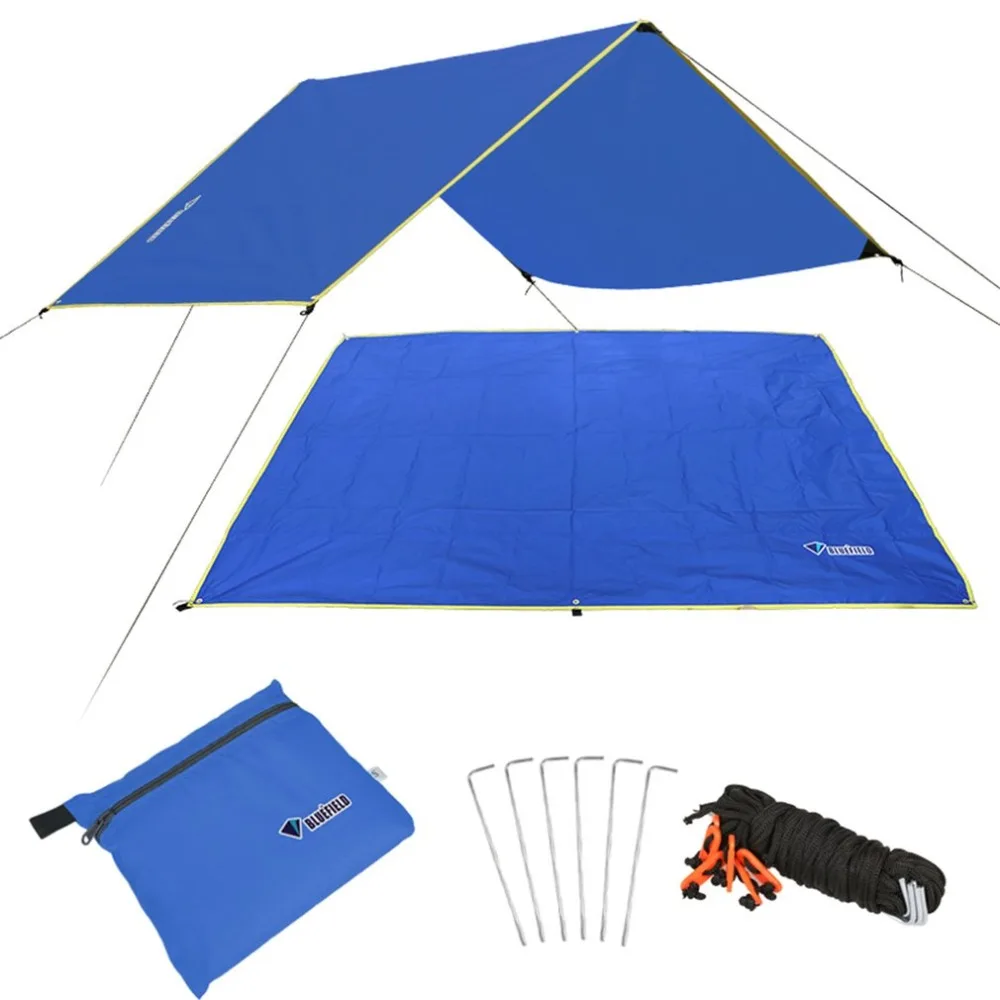 4-6 человек Сверхлегкий Многофункциональный водонепроницаемый походный коврик для палатки брезентовый коврик для наружного кемпинга пешего туризма пикника