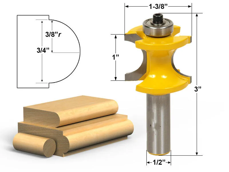 

1/2 shank Wood Cutter Router high quality Cutter Router Bit for wood/ woodworking milling cutter with bearing wood router