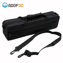 ADDFOO Gig сумка коробка для Вестерн концертная Флейта с регулируемым одним плечевым ремнем карман хлопок Мягкий водостойкий