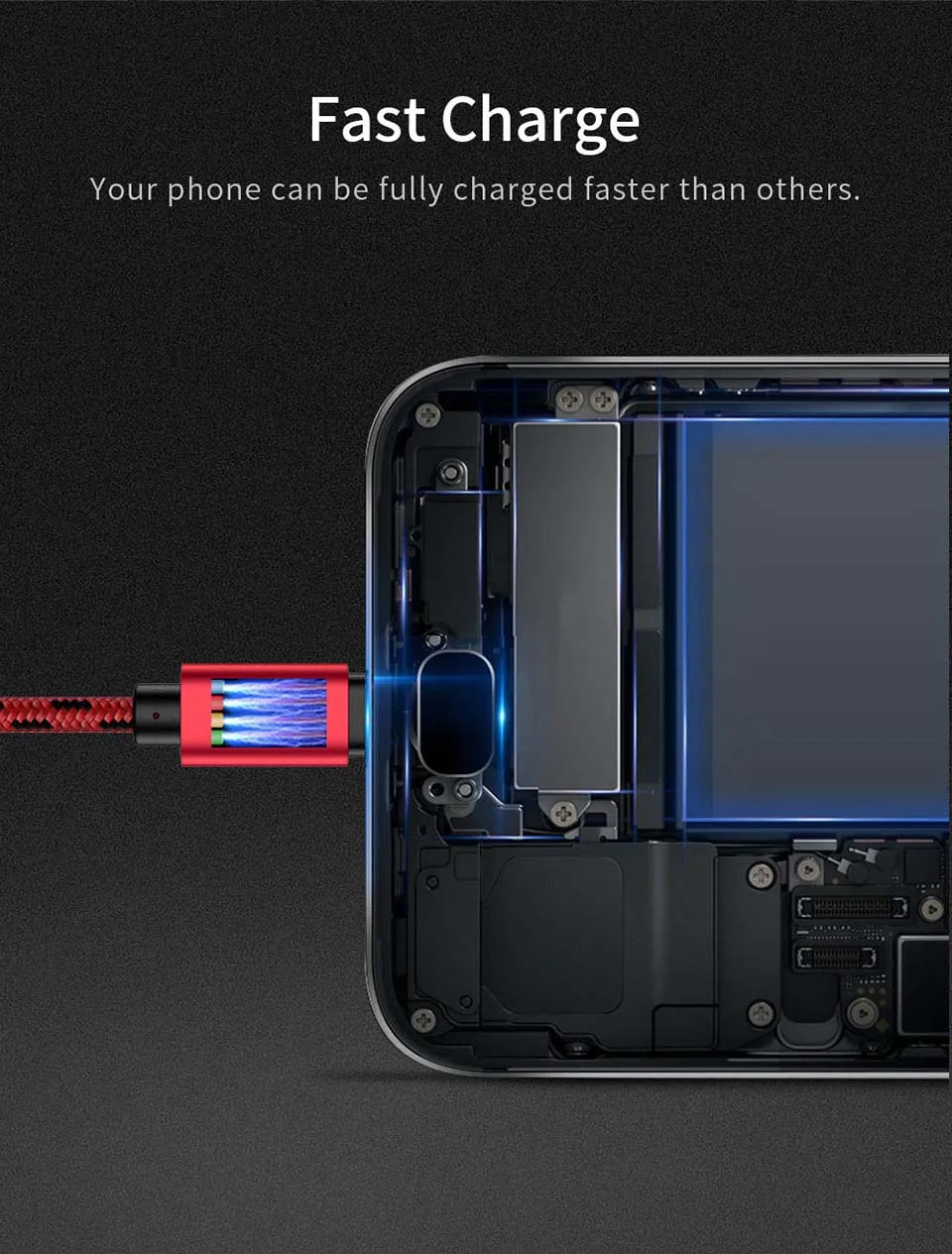 Кабель Micro USB CXV 2.4A для быстрой зарядки, Кабель Microusb для samsung, Xiaomi, huawei, LG, планшета, Android, мобильного телефона, USB шнур