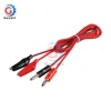 Alligator Test Lead Clip To AV Banana Plug Connector TO Dual Tester Alligator Clip Probe Cable 1M ► Photo 3/4