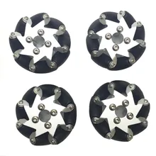 Новое поступление 4 шт. PI 50,8 мм 57 г Omni колеса для TT Мотор RC робот автомобиль RC пульт дистанционного управления игрушки запасные части Аксессуары