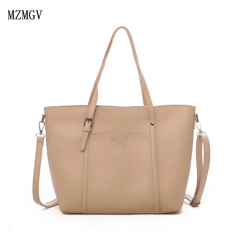 

2019 new leather handbag large capacity high quality casual fashion shopping bag handbag shoulder bag ladies large Bolsos