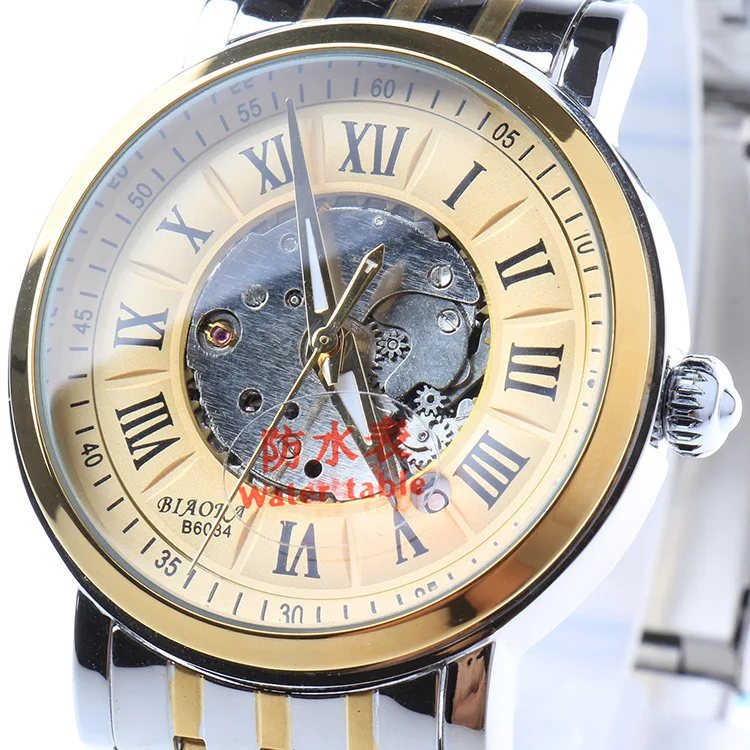 

GEDIMAI Men Watch Men Automatic Mechanical watch Steel Band Male Clock Wrist Shockproof Waterproof Relogio Masculino Hodinky