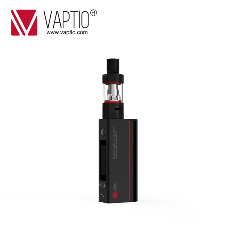 Оригинальная электронная сигарета Vaptio S75 Vape Kit 75 Вт бокс мод с 3 0 мл испаритель без