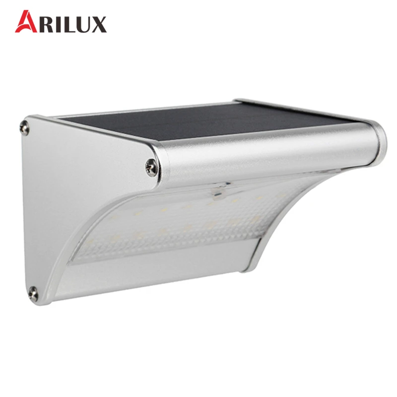 

ARILUX AL-SL14 24 Leds Solar Lamp Aluminum DC5V IR Montion Sensor LED Lights High Brightness 450LM Four Modes Waterproof Light