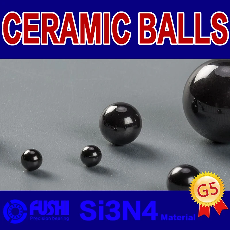 5mm Loose Ceramic Balls G5 Si3N4 Bearing Balls Rolling