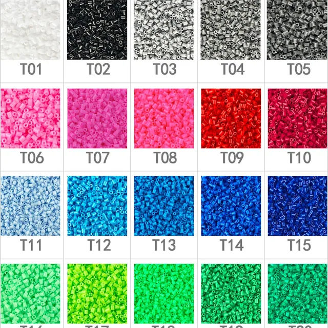 1000pcs 2.6mm EVA Hama/PUPUKOU Toy Kids Fun Craft DIY Handmaking Fuse Bead Creative Intelligence Educational Toys 1