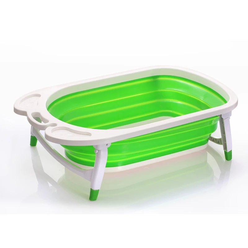 New style foldable baby bathtub/cheap folding baby bath tub