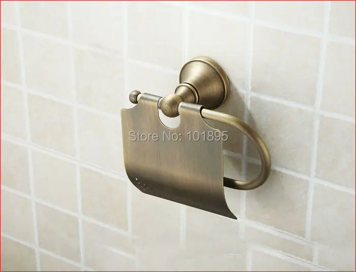 X16004-Роскошные Настенные латунные аксессуары для ванной комнаты бронзового цвета, включая туалетную щетку, полотенца, крючки для халатов, держатель для стакана
