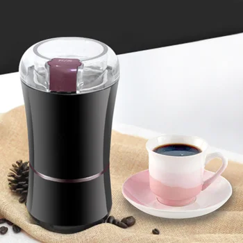 

220V Electric Coffee Grinder Mini Kitchen Salt Pepper Grinder Beans Spices Nut Seed Coffee Bean Crocus Grinders EU Plug