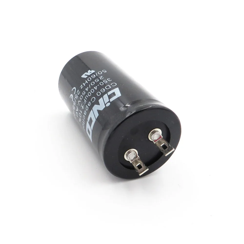 

350 400 uF 250 450 V AC Appliance Motor Start Run Capacitor CD60 Air Compressor Capacitors Heavy Duty Electric mf mfd VAC Volt