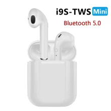 Новинка i9S TWS Mini Bluetooth наушники Беспроводная гарнитура наушники Bluetooth 5,0 стерео спортивные наушники с микрофоном для телефона Andorid