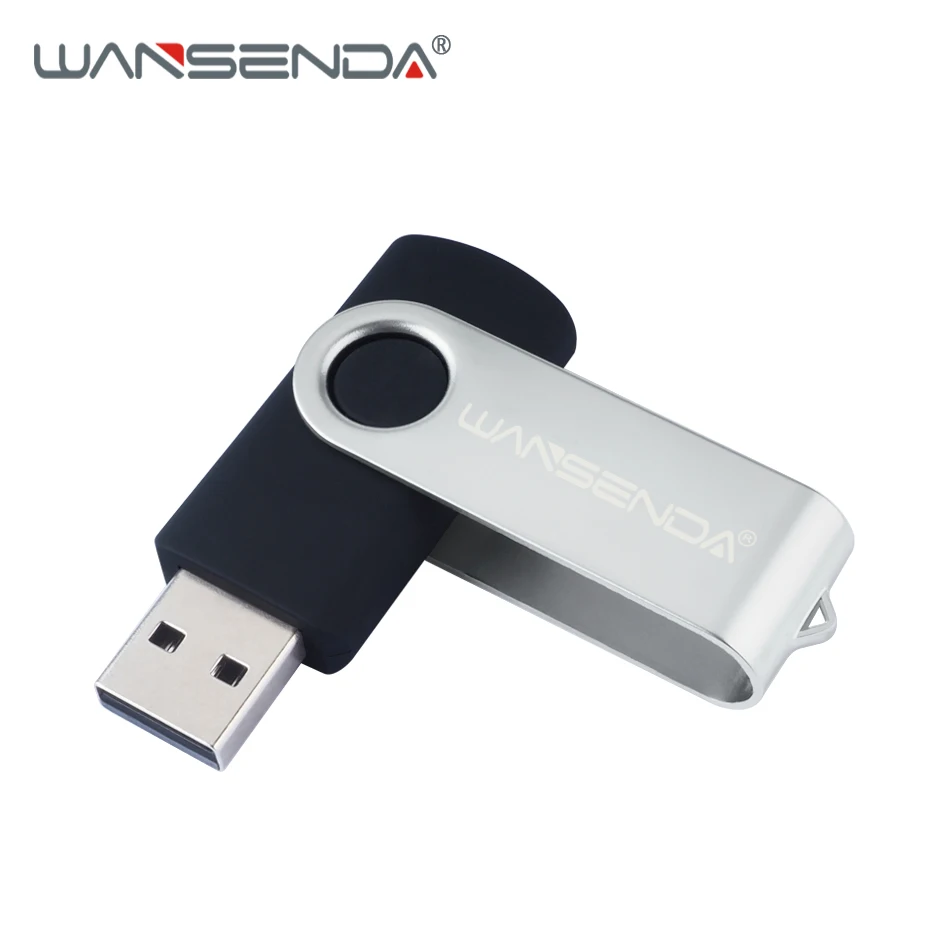 Wansenda, вращающийся Usb флеш-накопитель, 128 ГБ, 64 ГБ, Usb флешка, 4 ГБ, 8 ГБ, 16 ГБ, 32 ГБ, флешка, высокое качество, 256 ГБ, Usb карта памяти