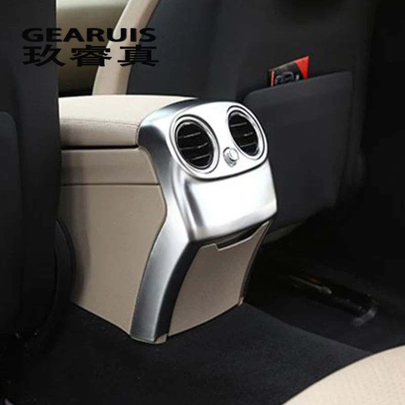 

Car Styling For Mercedes Benz C Class W205 C180 C200 Center Armrest Rear Storage Panel Air Outlet Decorative Frame Cover Trim