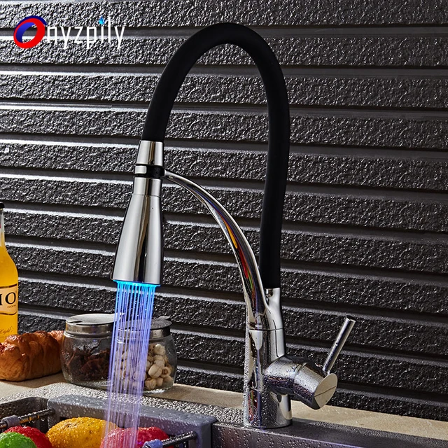 Cheap Onyzpily Affordable Kitchen Faucet High quality Cold and Hot Kitchen Tap Chrome or Golden New warehouse in Brazil