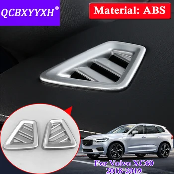 

QCBXYYXH Car Styling 2pcs/lot Inner Dashboard Frame Sequin Decoration Stickers Auto Interior Frame Fit For Volvo XC60 2018 2019