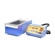 Сплит бессвинцовый печь для припоя CM-206 цифровой высокой температуры плавления оловянной печи Dip Оловянная машина 110 В/220 В