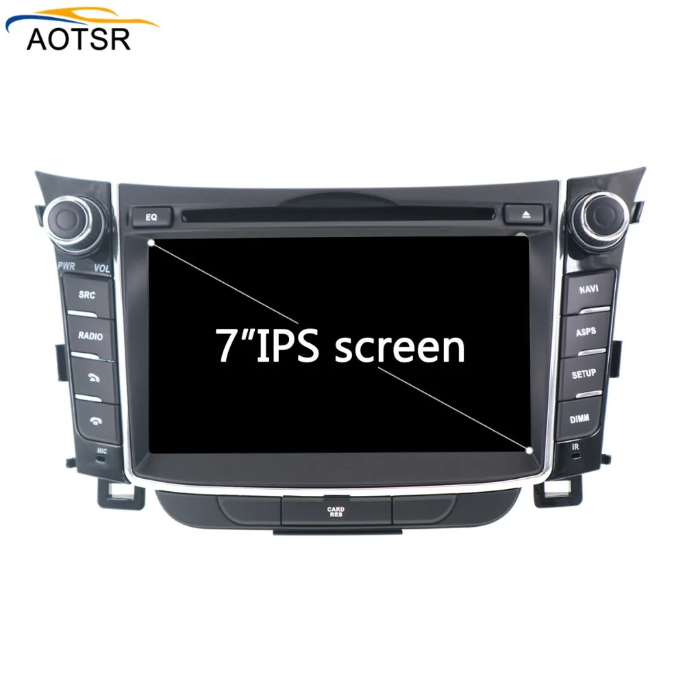 Ips экран Android 8,0 Автомагнитола gps стерео для hyundai I30 Elantra GT 2012 2013 автомобильный dvd-плеер головное устройство 8 ядер