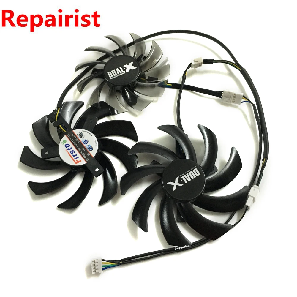 3 Pz/Set Ventola Della Scheda Grafica Vga Cooler Per Sapphire R9 270X/280X/290/290X Vapor-X Oc Scheda Video Tossica