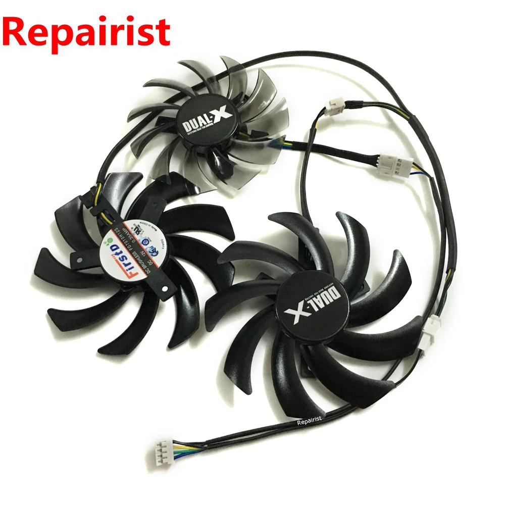 3pcs Lot Graphics Card Fan Vga Cooler Fans For Sapphire R9 270x 280x 290 290x Vapor X Oc Toxic Video Card Cooling Card Fan Vga Cooler Fangraphics Card Fan Aliexpress