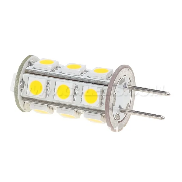 GY6.35 диммируемая G6.35 Светодиодная лампа 12VAC/12VDC/24VDC 18led 5050SMD 3 Вт 360 396LM Белая теплая