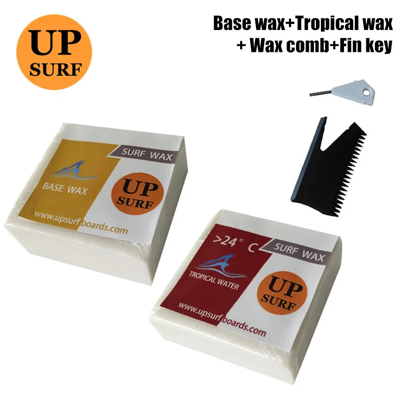 

Surfboard Base Wax+Tropical/cool/cold/warm waxWater Wax and surf wax comb with fin key natural surf wax