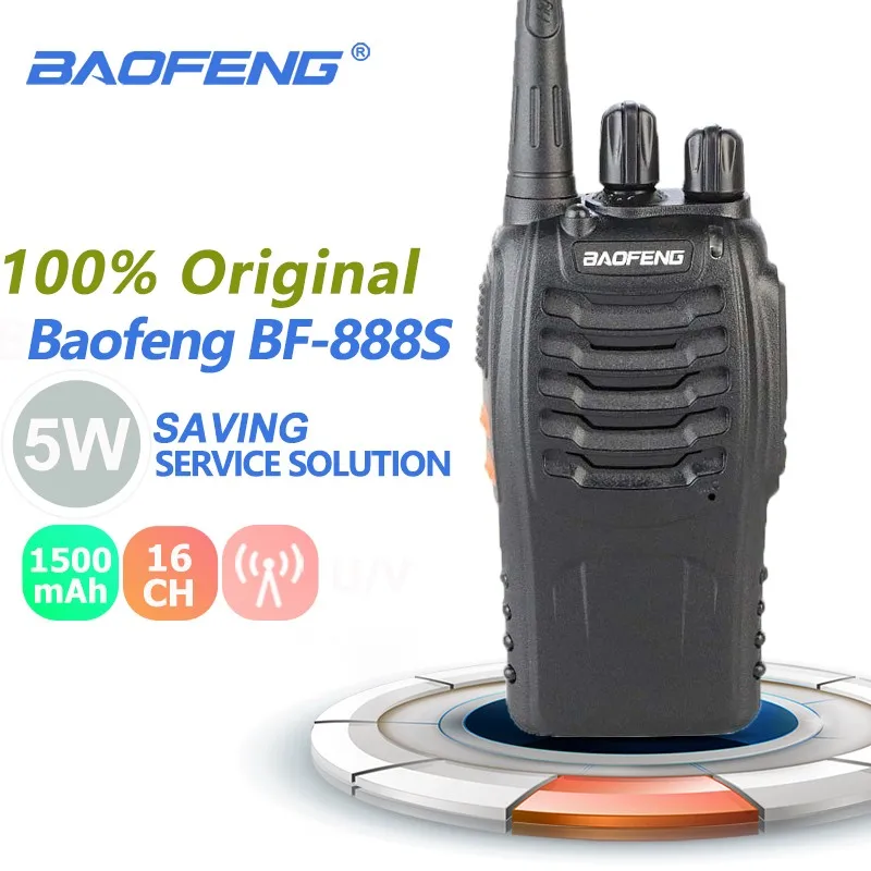 

Baofeng BF-888S Portable Walkie Talkie UHF Two Way Radio Handheld Ham Radio HF Transceiver BF 888S Radio Comunicador Woki Toki